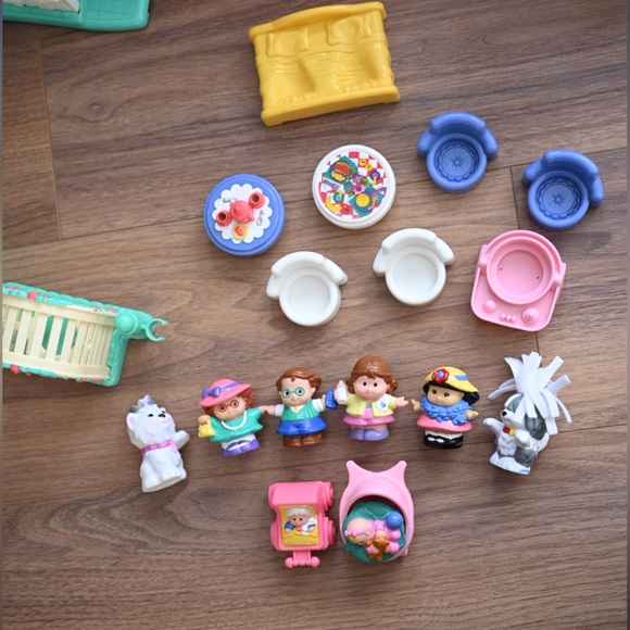 FisherPrice Little People Sweet Sounds Home Dollhouse + Accessories SOUND WORKS! - Picture 4 of 17